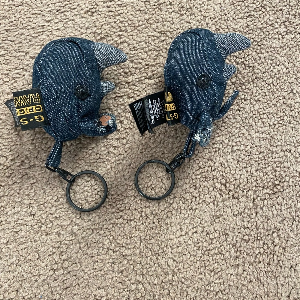 2 G-Star Denim keychains